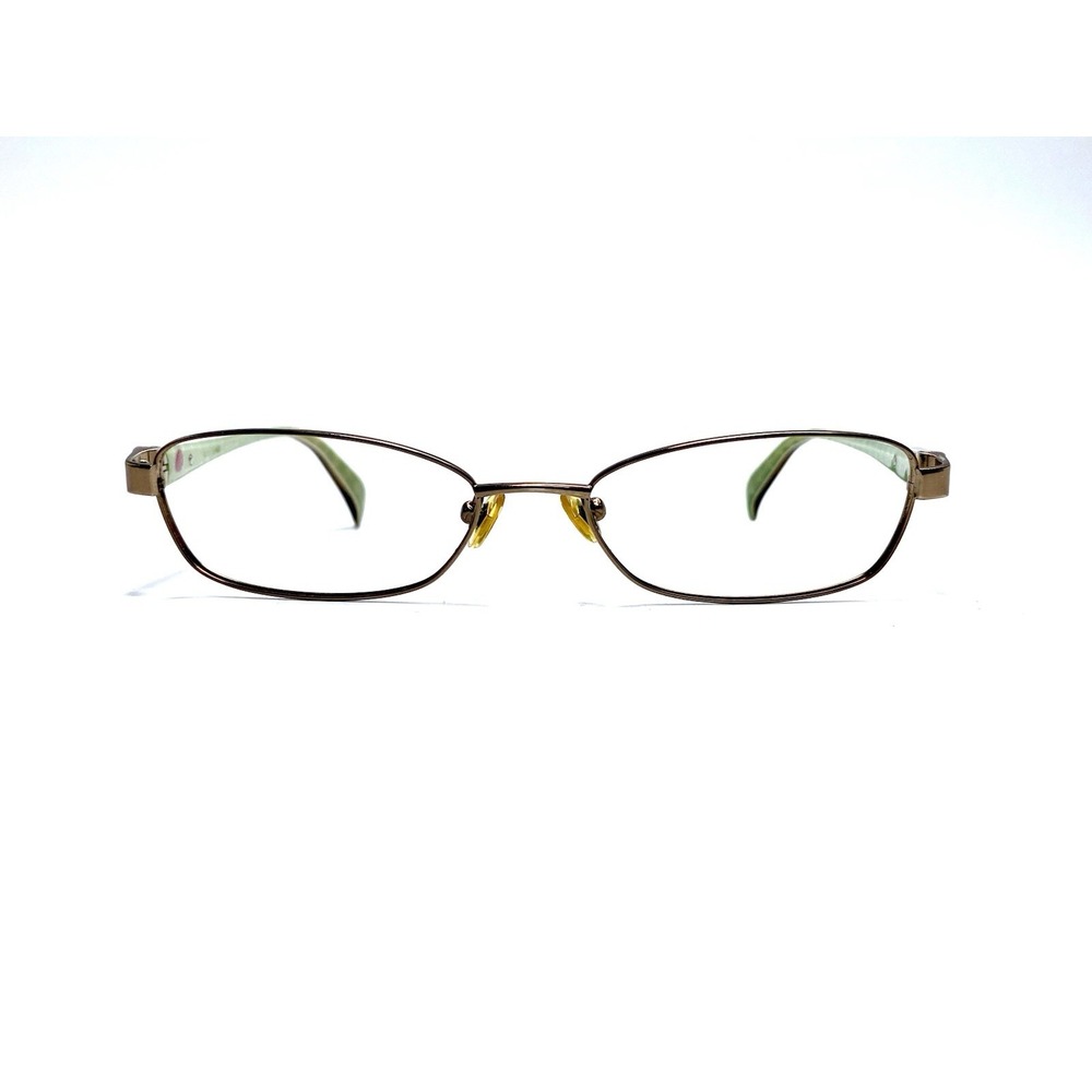 Kate Spade Brown Metal Tortoise Green Temple Oval Glasses 0EQ6 51 16 130